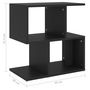 Voir la diapositive 6 : VIDAXL Table de chevet noir 50x30x51,5 cm bois d'ingenierie