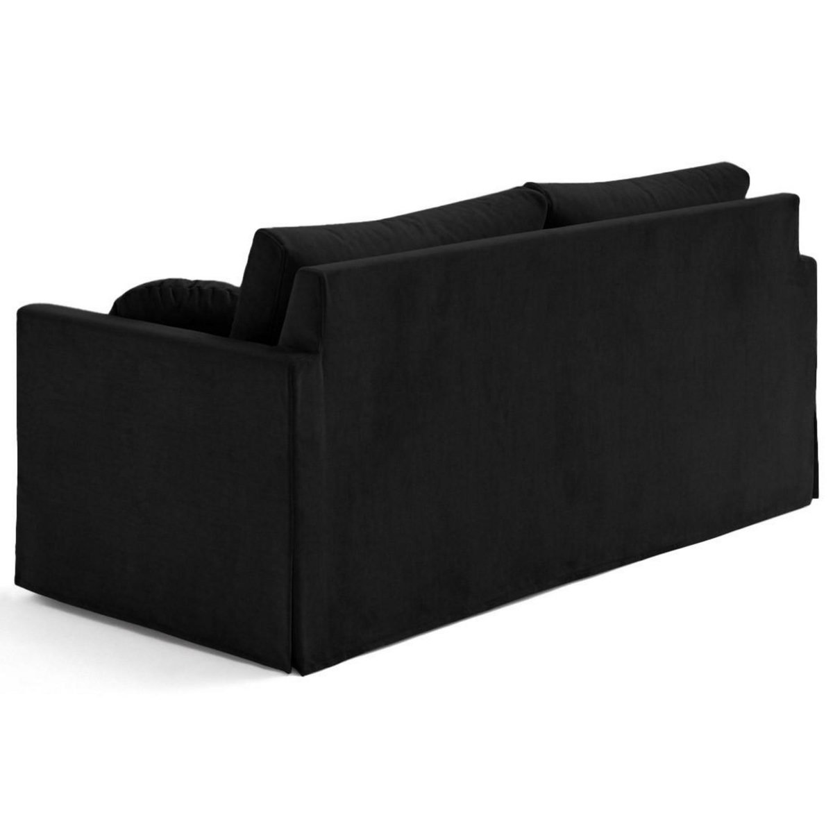 LISA DESIGN Serena - canapé droit déhoussable 3 places en velours