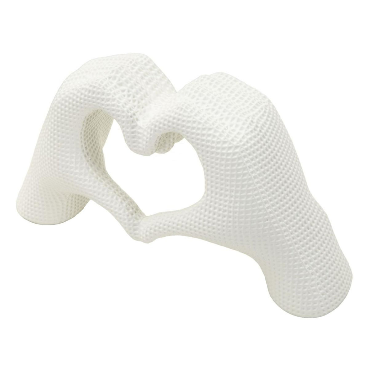 Paris Prix Mains Cœur Déco  Lover  25cm Blanc