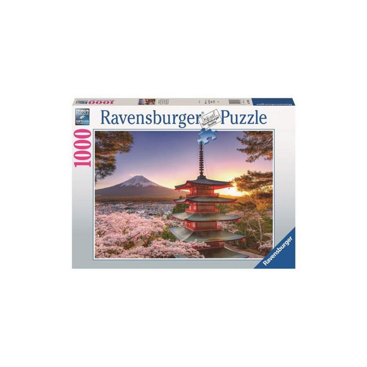 RAVENSBURGER Puzzle Ravensburger Cerisiers en fleurs du Mont Fuji 1000 pièces
