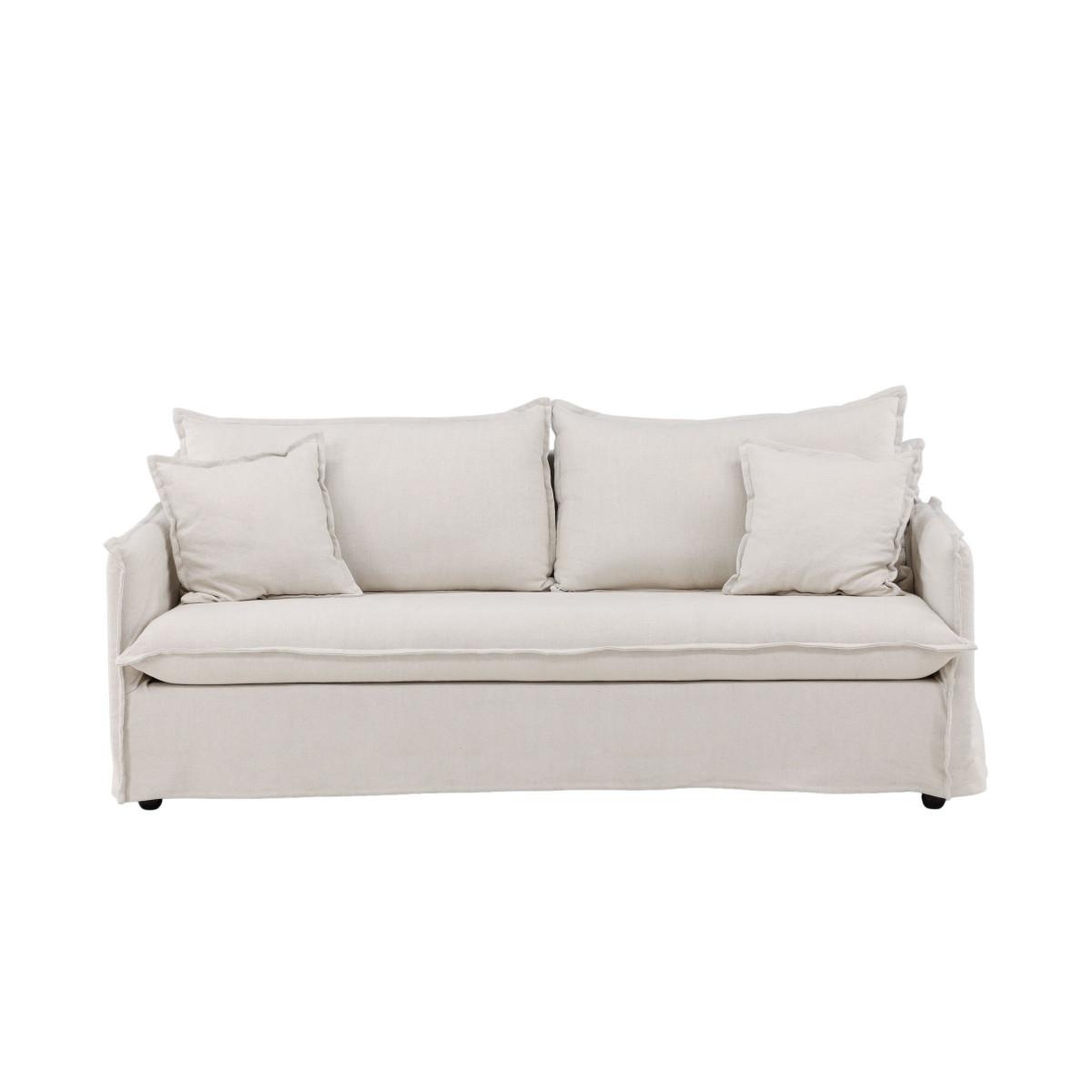 Voir la diapositive 4 : Paris Prix Canapé droit 3 places  nova  200cm beige