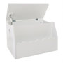 Voir la diapositive 2 : Atmosphera Kids Coffre à Jouets en Bois  Biblio  57cm Blanc