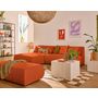 Voir la diapositive 2 : LISA DESIGN Onyx - canapé modulable d'angle réversible 4 places - en tissu mailles 3d