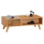Voir la diapositive 1 : IDIMEX Table basse SEAN avec niches, en pin massif