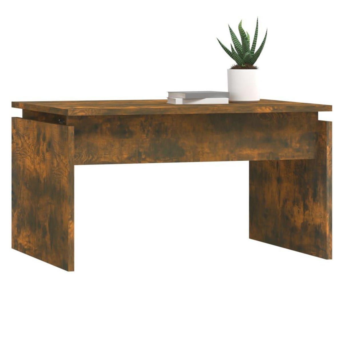 VIDAXL Table basse Chene fume 68x50x38 cm Bois d'ingenierie
