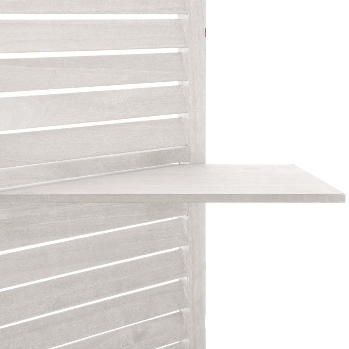 ATMOSPHERA Paravent Étagère 3 Niveaux  Dol  120x170cm Blanc