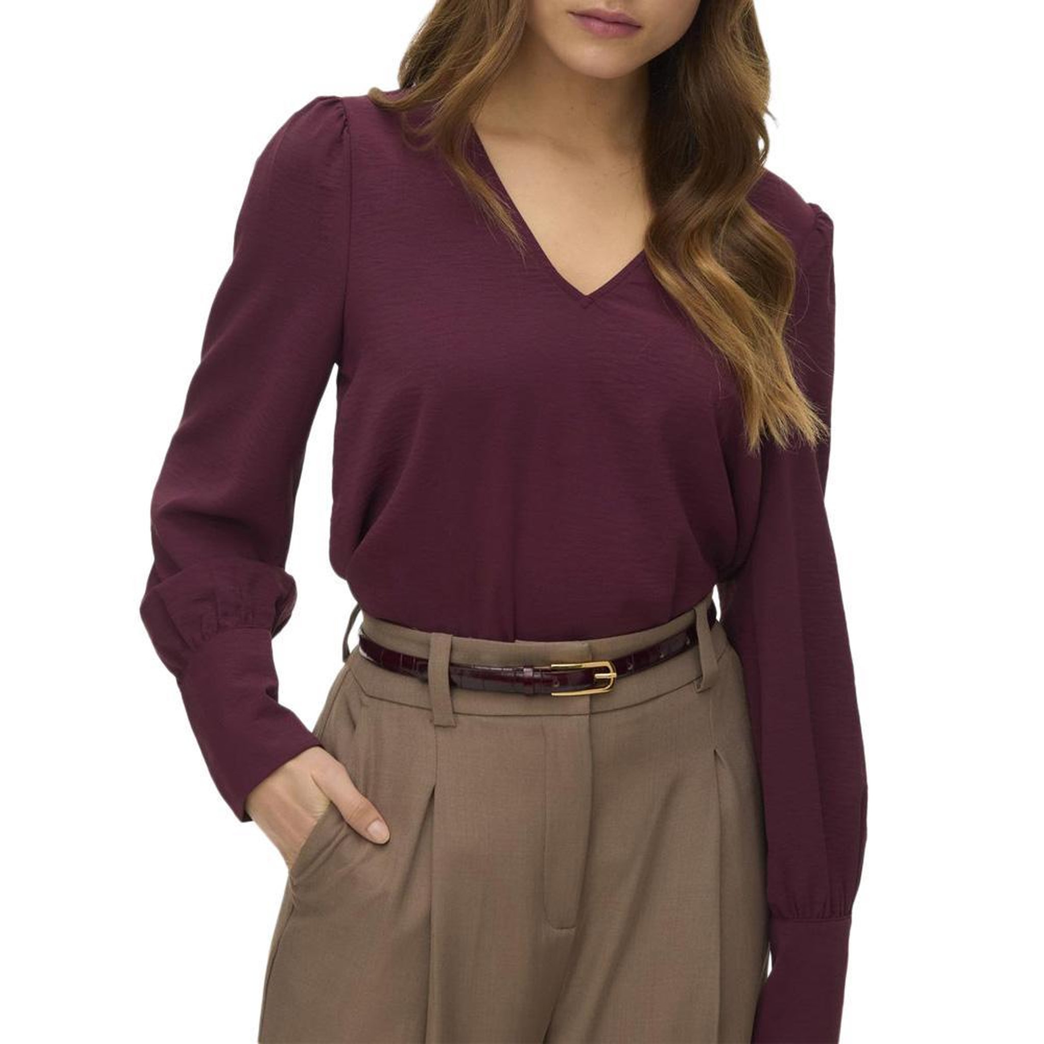 Vero Moda Blouse Violette Femme Vero Moda Mesme. Coloris disponibles : Violet