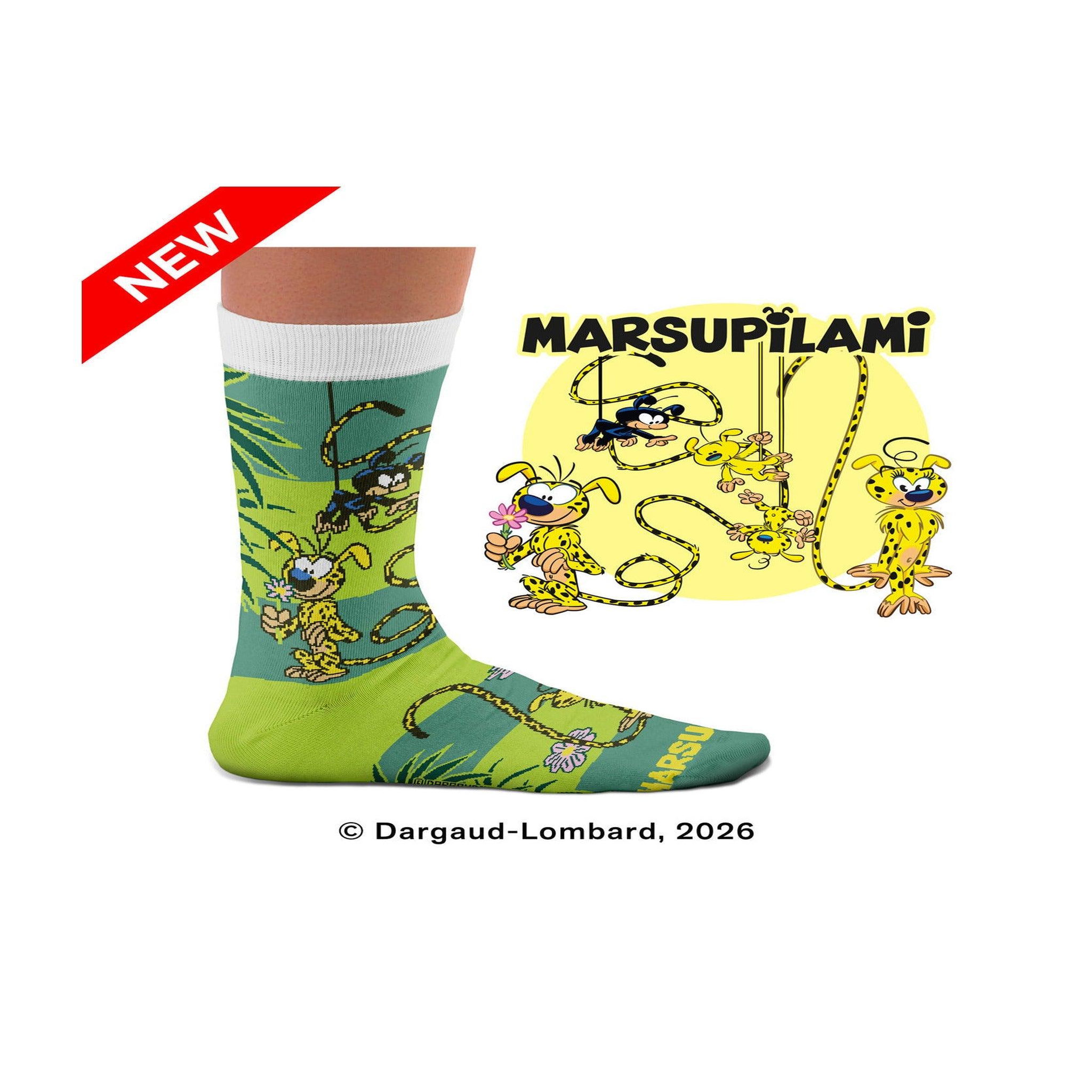 Voir la diapositive 2 : SOCK AFFAIRS Chaussettes marsupilami, palombie