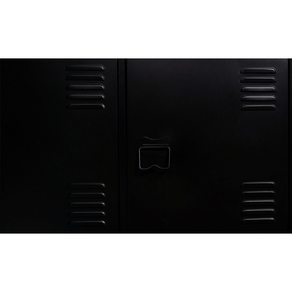 Meuble TV métal 3 portes L160 cm JAMES