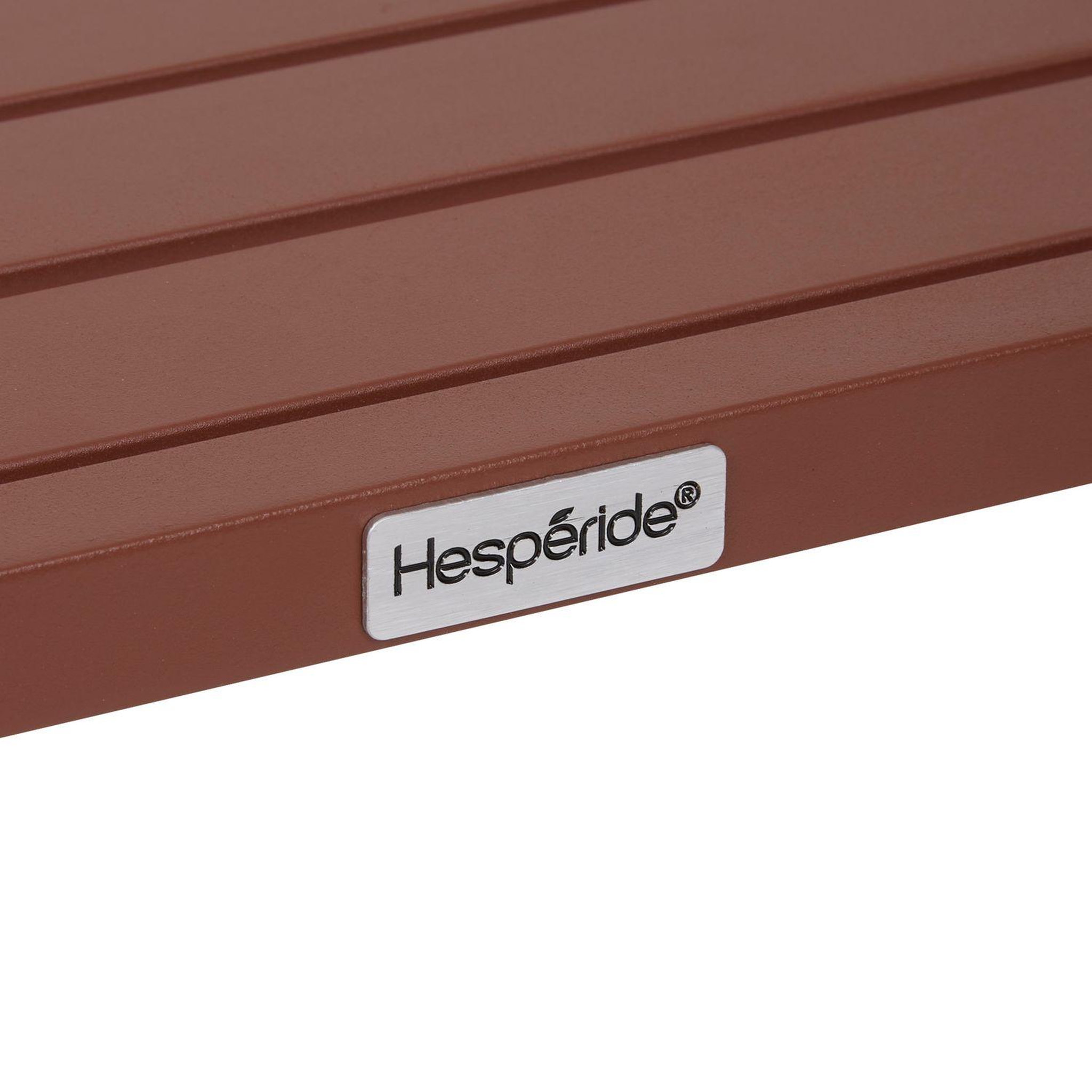 Voir la diapositive 6 : HESPERIDE Table d'appoint de jardin carrée evasion