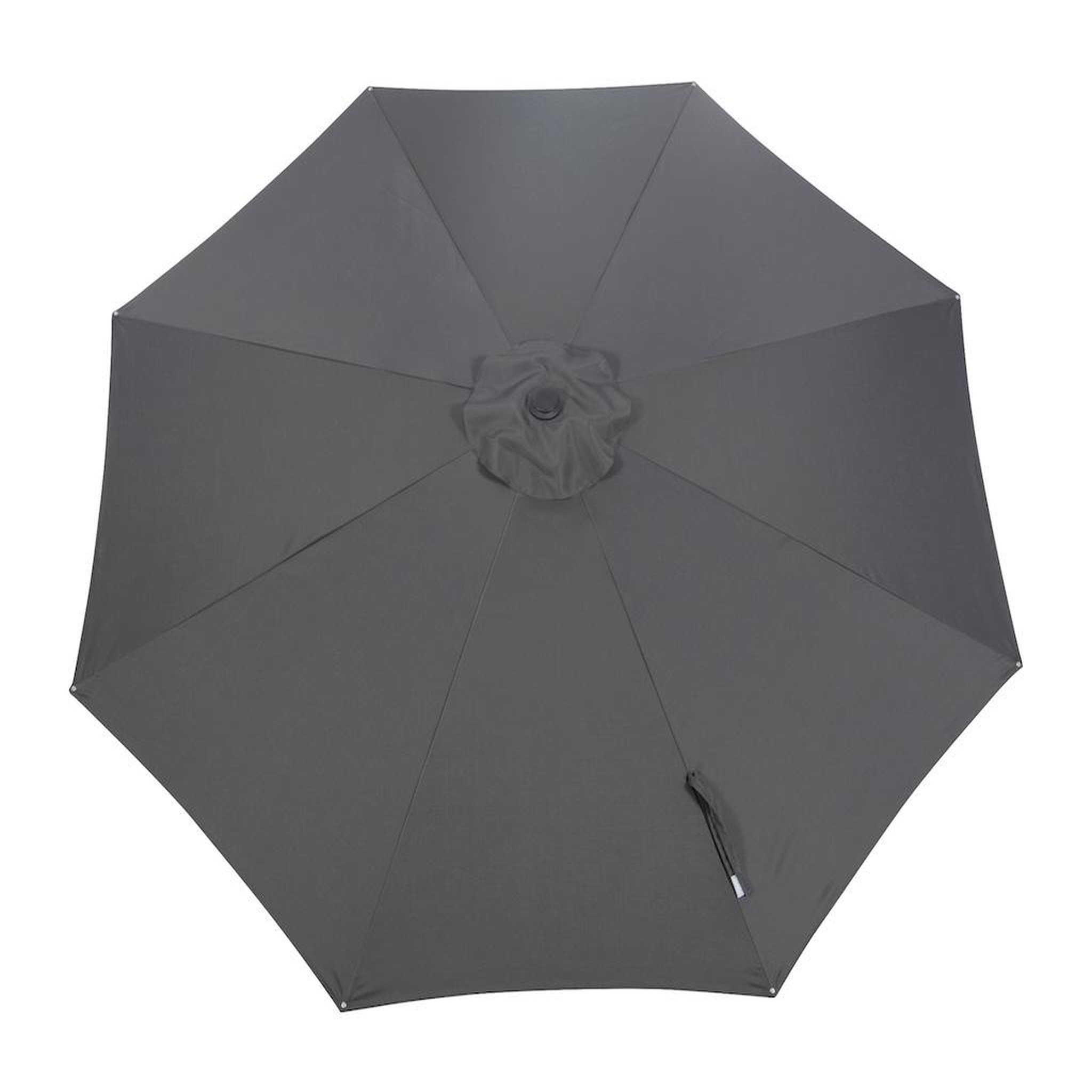Proloisirs Toile Parasol Mat Droit 300 par 8 Polyester 200gr SD - Gris