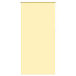 VIDAXL Store enrouleur occultant jaune largeur du tissu 95,7 cm