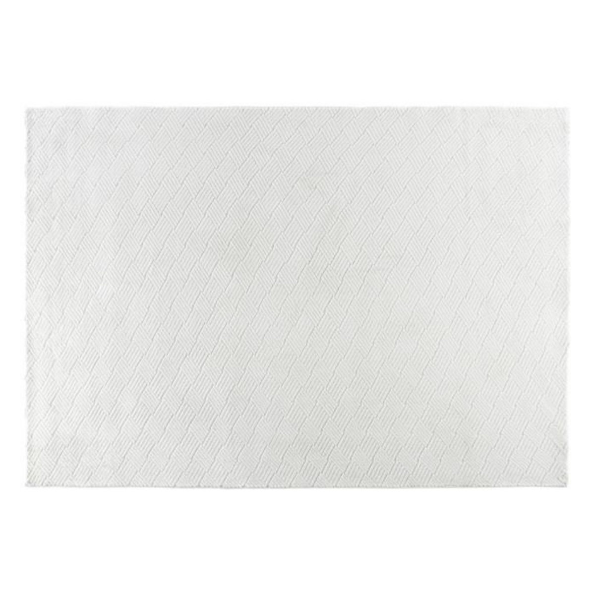 Paris Prix Tapis Déco  Todd  200x290cm Blanc