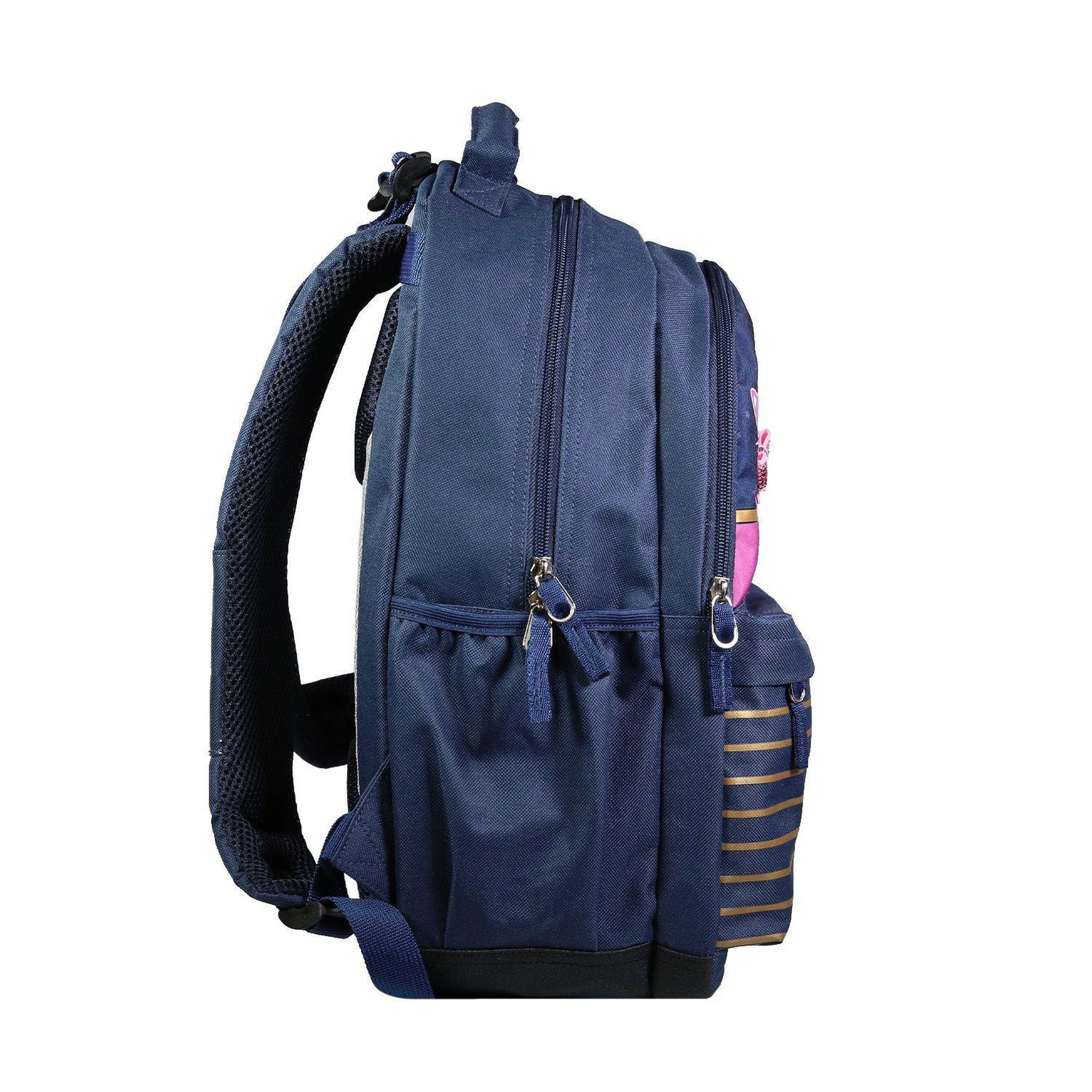Voir la diapositive 3 : Bagtrotter BAGTROTTER Sac à dos 2 compartiments Lili Lou X Phileas Bleu