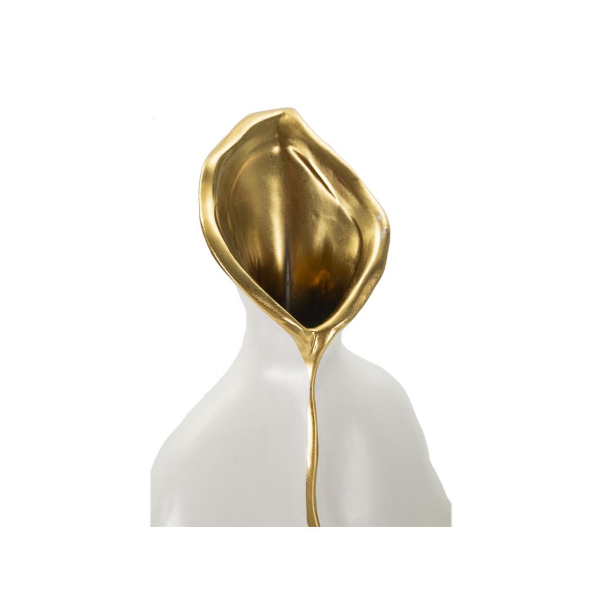 Voir la diapositive 3 : Paris Prix Vase design en céramique  uma  40cm blanc