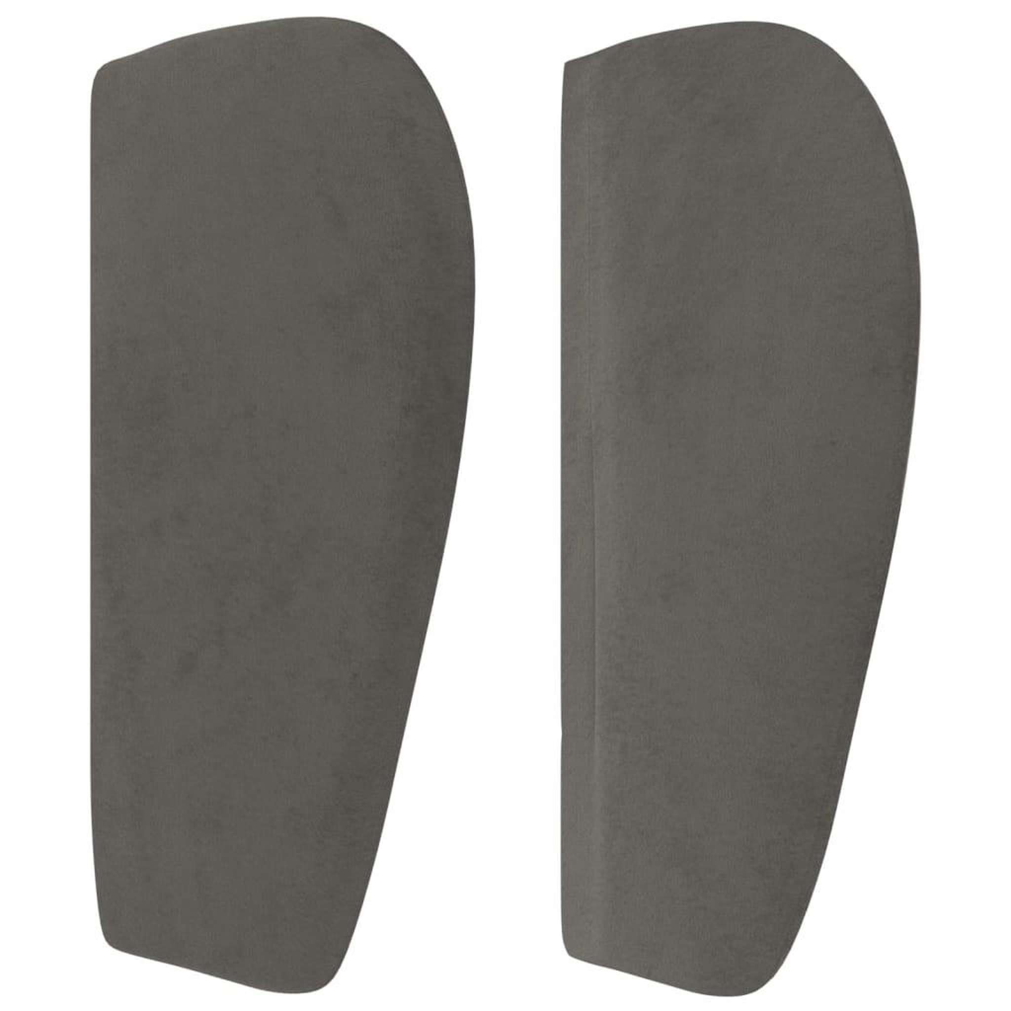 Voir la diapositive 4 : VIDAXL Tete de lit avec oreilles Gris fonce 203x23x78/88 cm Velours