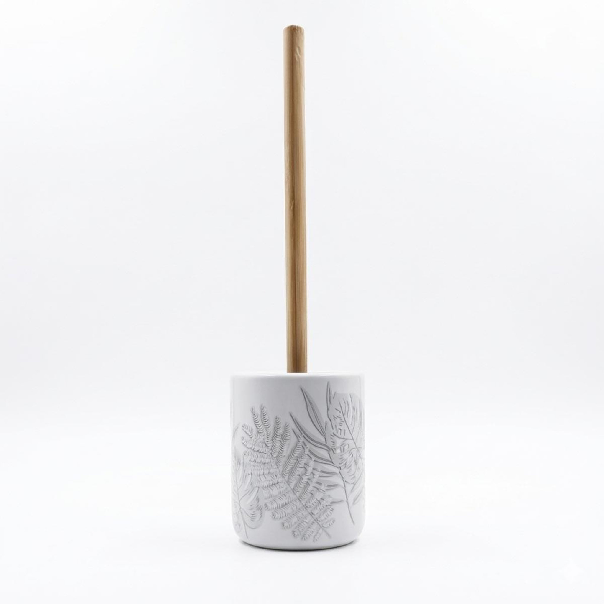 Voir la diapositive 3 : Douceur d'Intérieur Brosse wc imprimée  amber  36cm gris