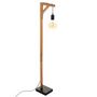 Voir la diapositive 1 : ATMOSPHERA Lampadaire Design en Bois  Wild  148cm Naturel