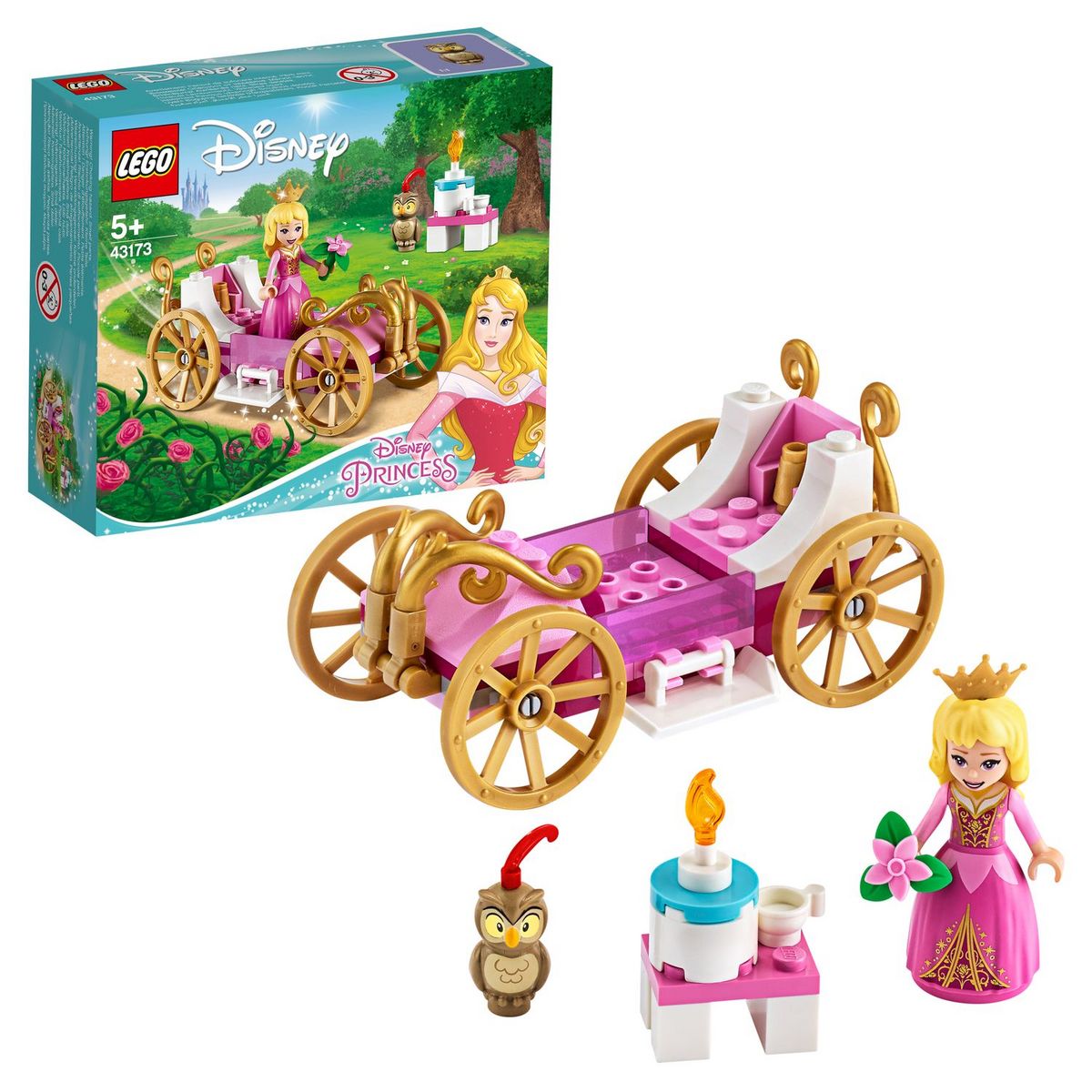 LEGO  Disney Princesses 43173- Le Carrosse Royal d'Aurore