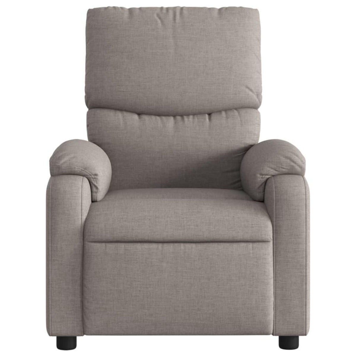 VIDAXL Fauteuil de massage inclinable Taupe Tissu