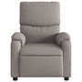 Voir la diapositive 4 : VIDAXL Fauteuil de massage inclinable Taupe Tissu