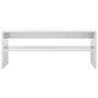 Voir la diapositive 4 : VIDAXL Table basse Blanc brillant 100x40x40 cm Bois d'ingenierie