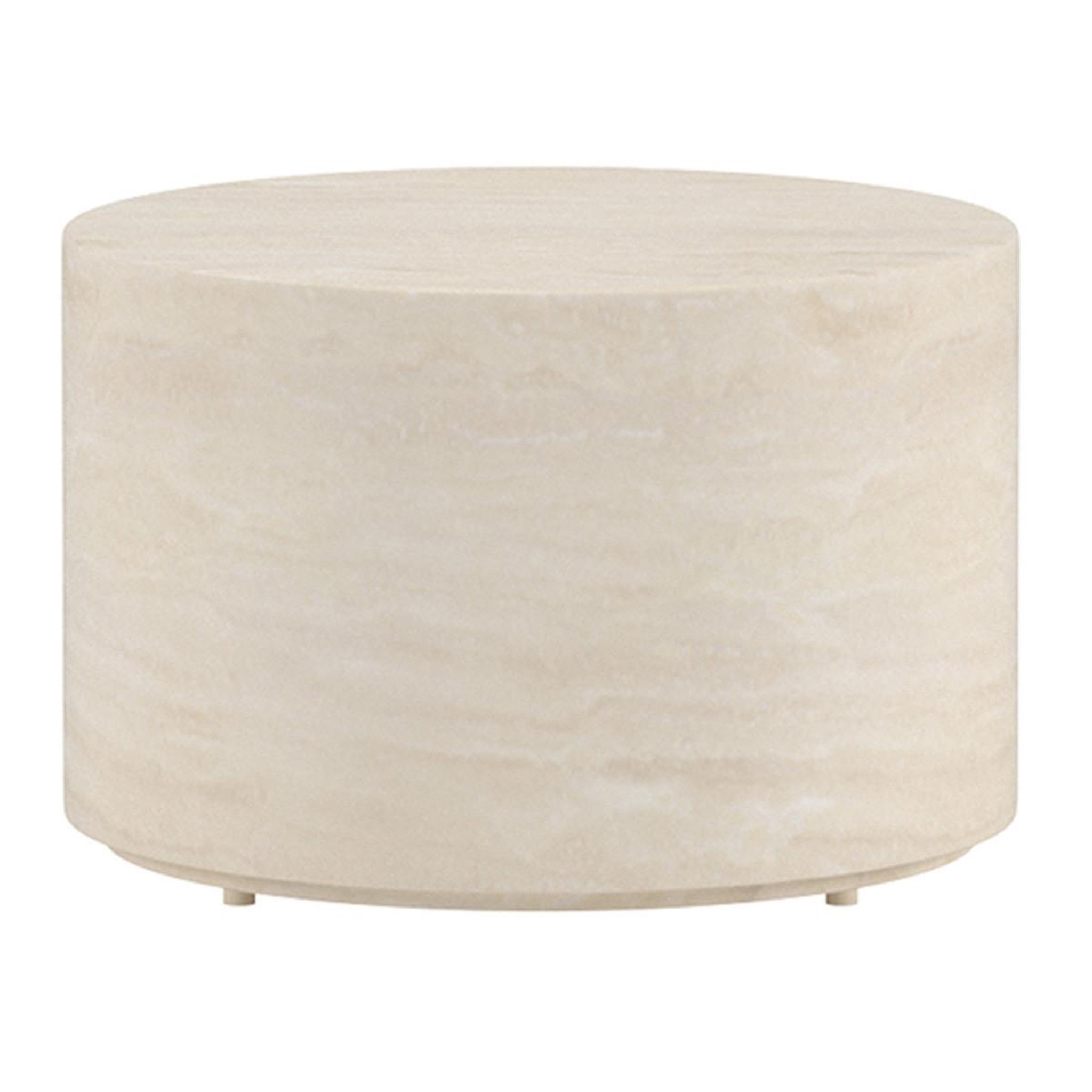 Paris Prix Table d'appoint de jardin ronde  lissabon  60cm beige