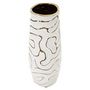 Voir la diapositive 3 : Paris Prix Vase Design en Céramique  Lia  39cm Blanc