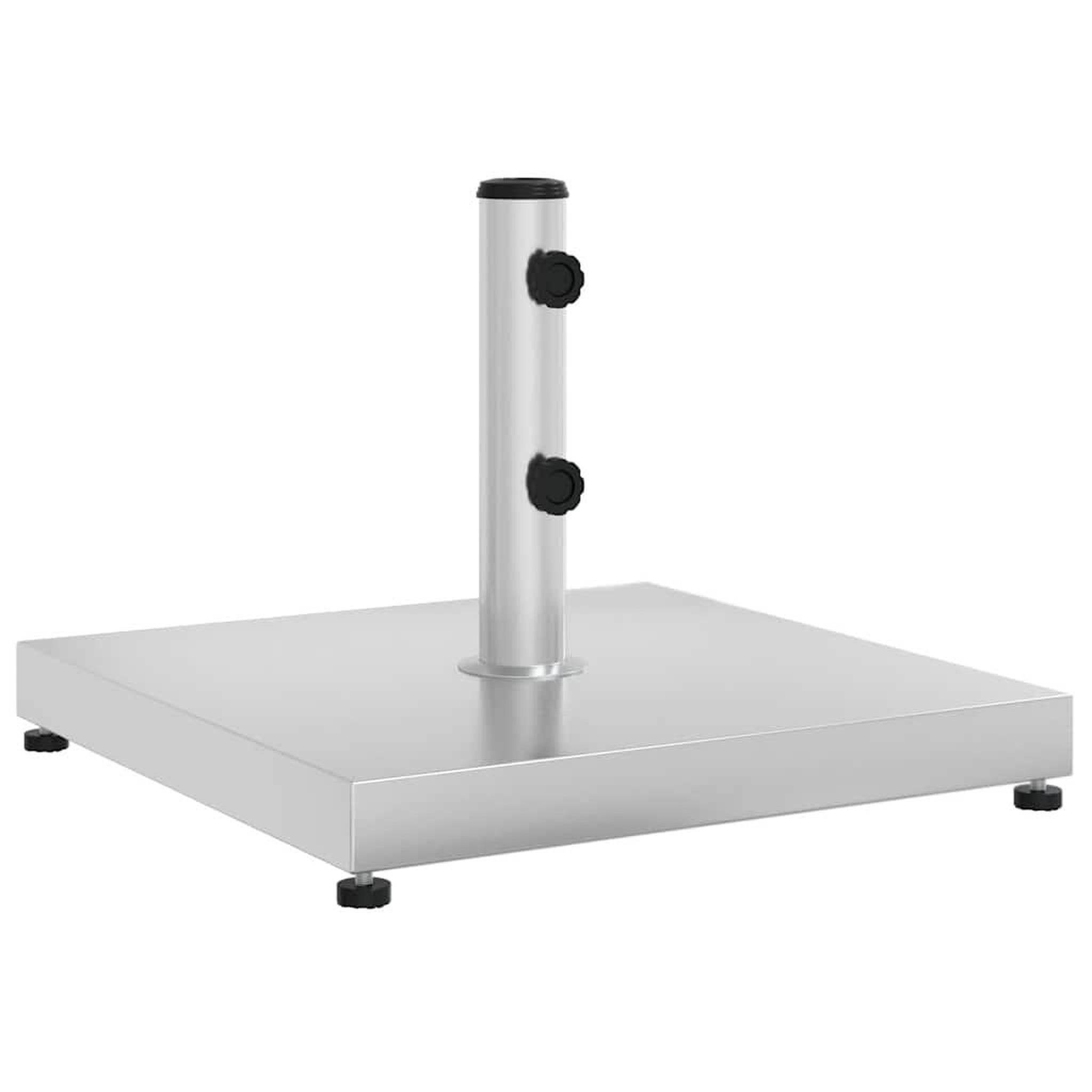 VIDAXL Base de parasol pour mats Ø32/38/48 mm 28 kg carre