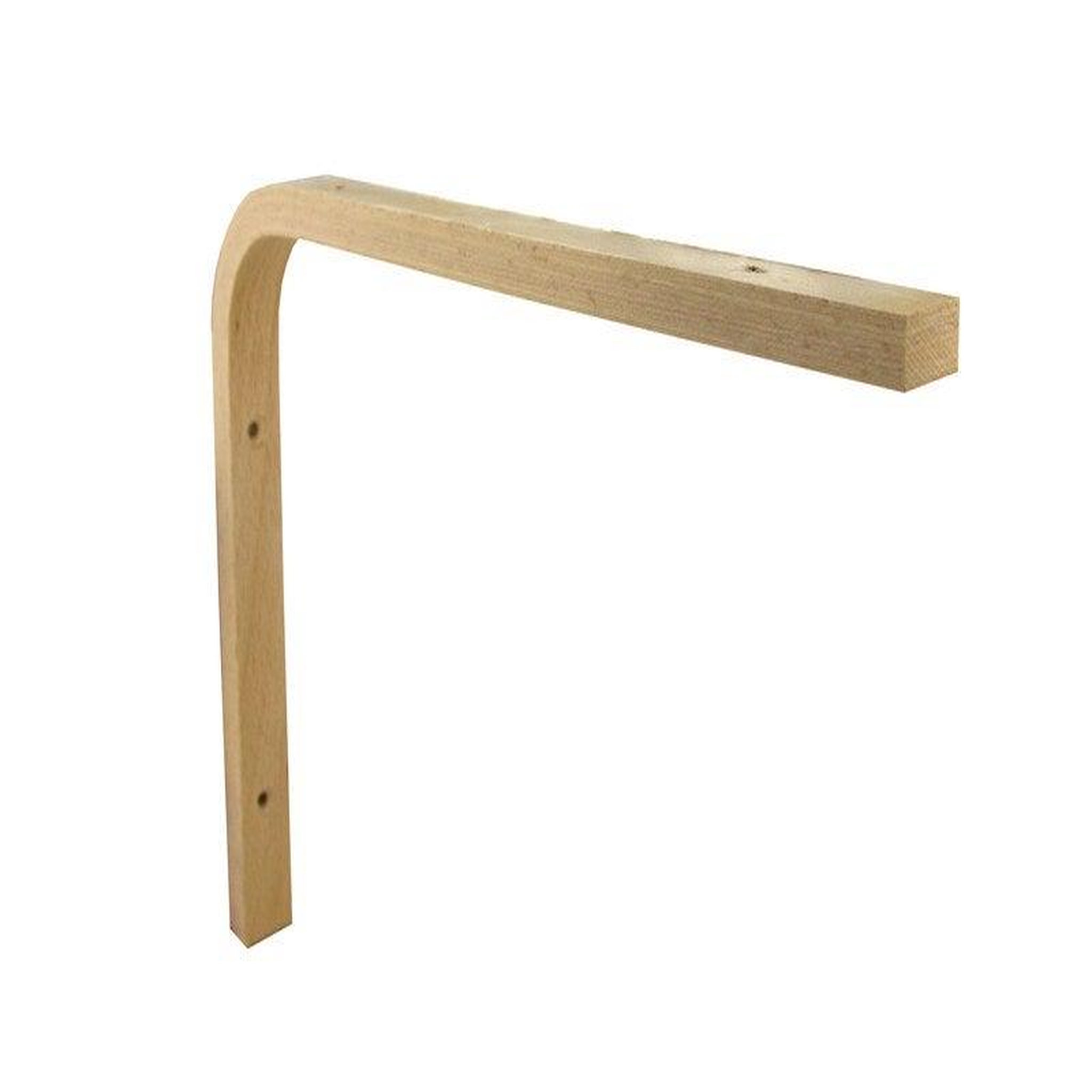 CIME Equerre Multiplis Bois Brut Naturel, H.20 X P.25 Cm