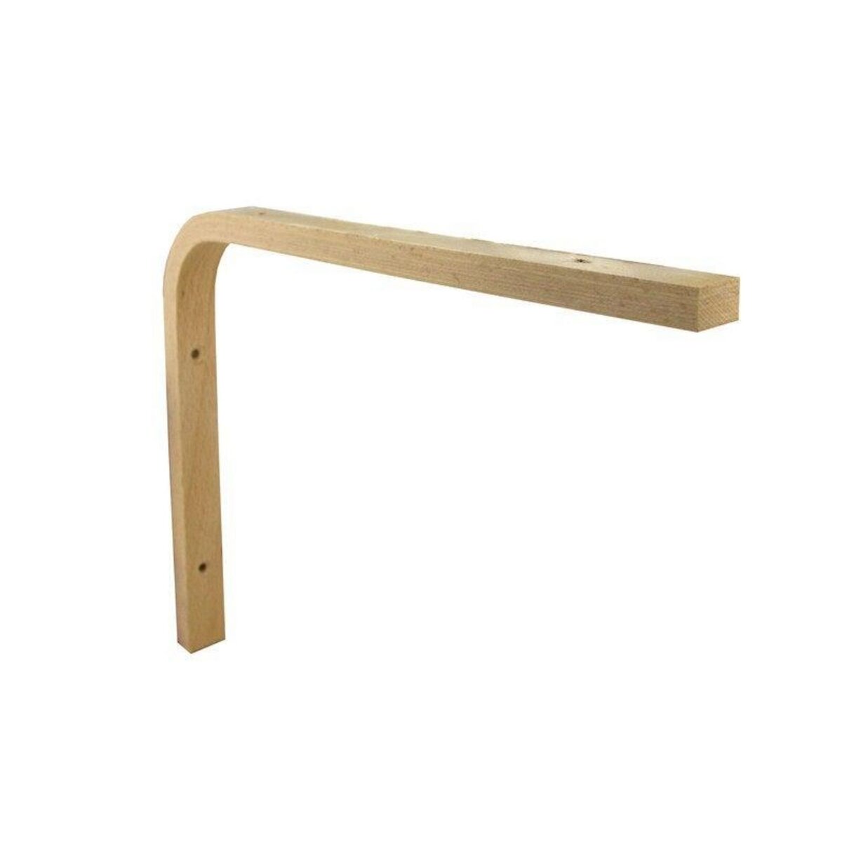 CIME Equerre Multiplis Bois Brut Naturel, H.20 X P.25 Cm