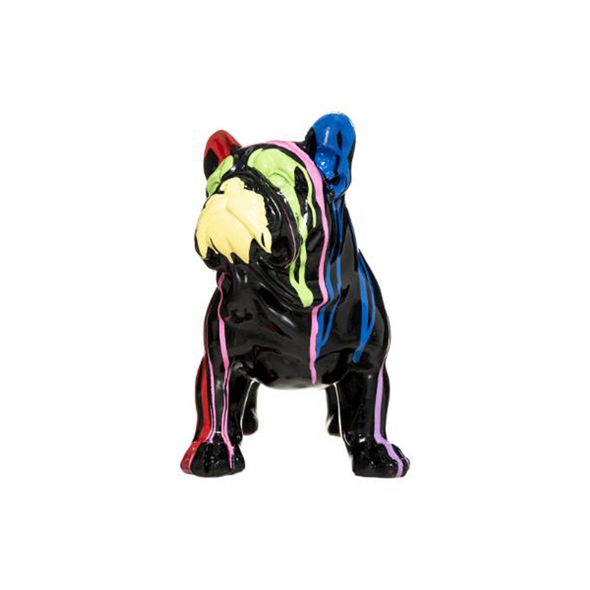 Voir la diapositive 2 : ATMOSPHERA Statuette déco  chien peint  34cm noir