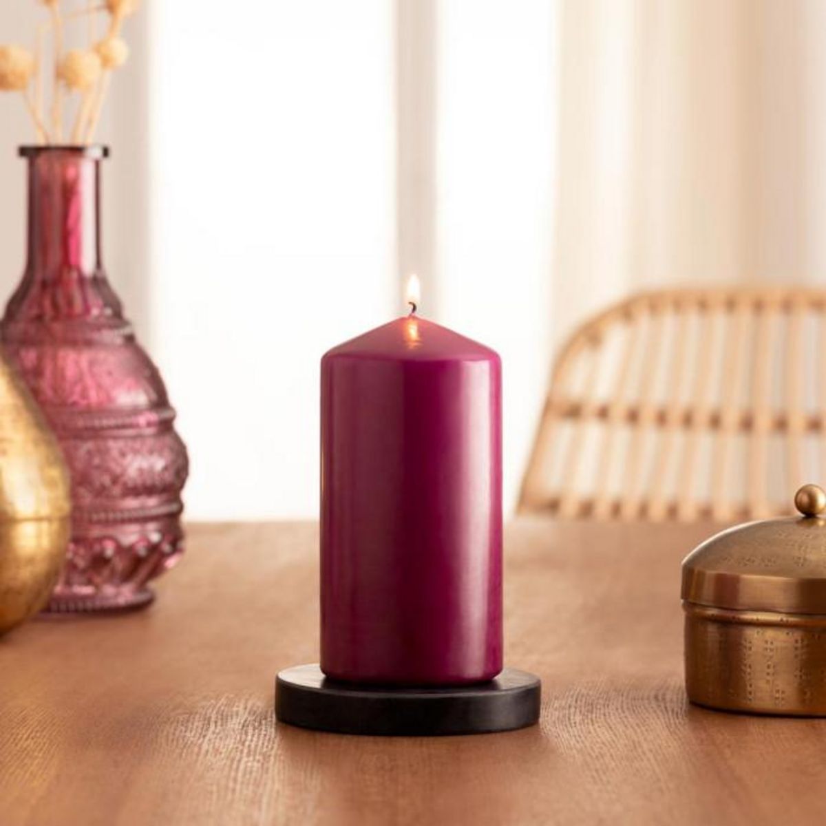 COMPTOIR DE LA BOUGIE Bougie Parfumée Ronde  Tami  395g Framboise