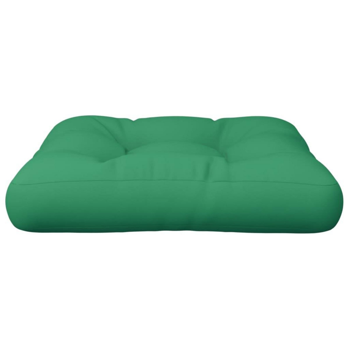 VIDAXL Coussin de palette vert 50x50x12 cm tissu