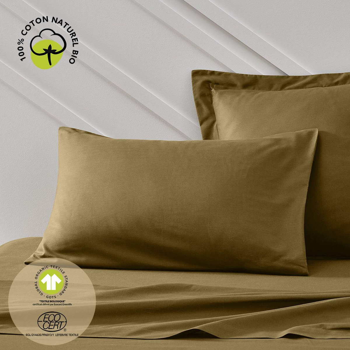 Today Taie d'oreiller rectangulaire - 100% coton BIO