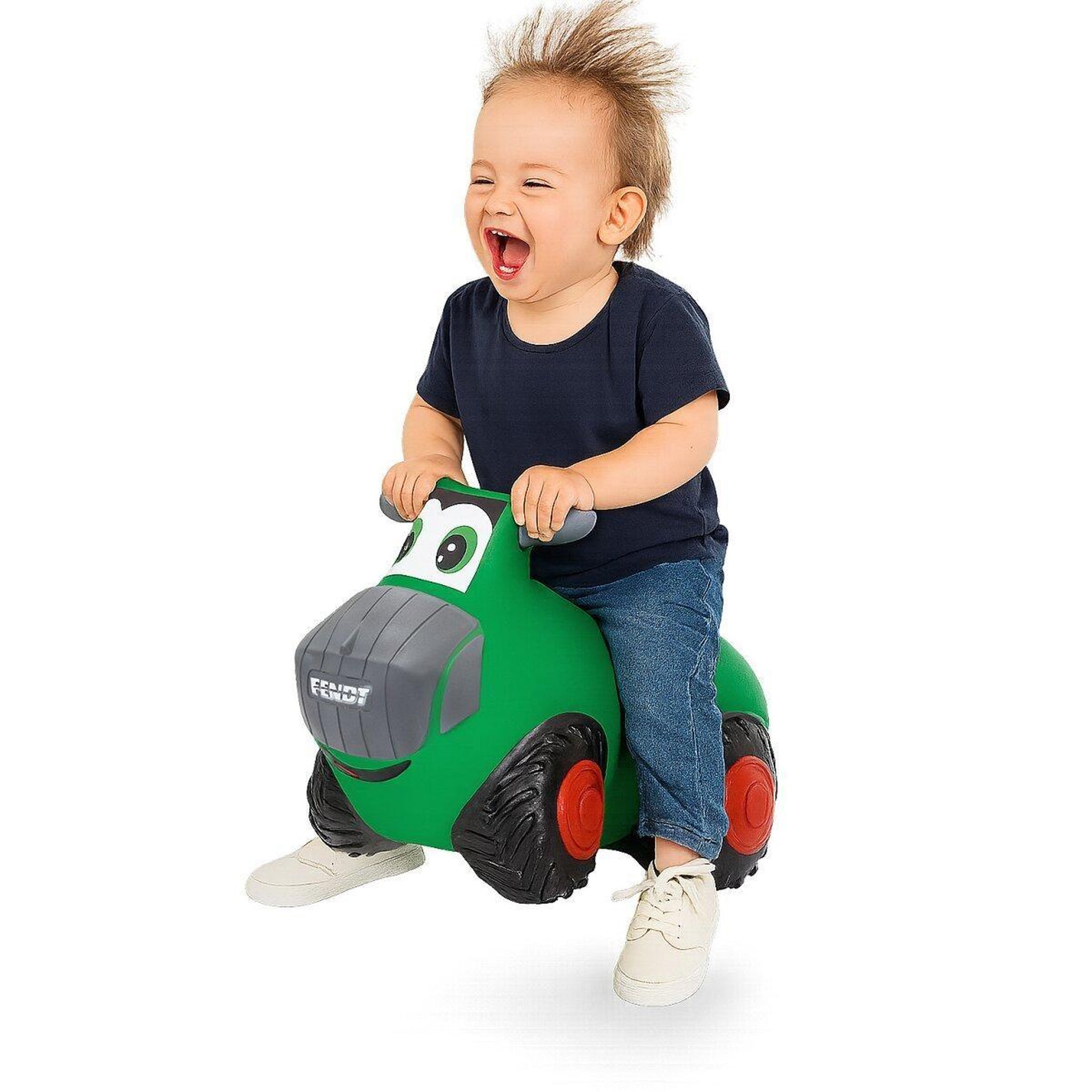 Voir la diapositive 3 : Jamara Fendt tracteur rebondissante hoppydoo avec pompe