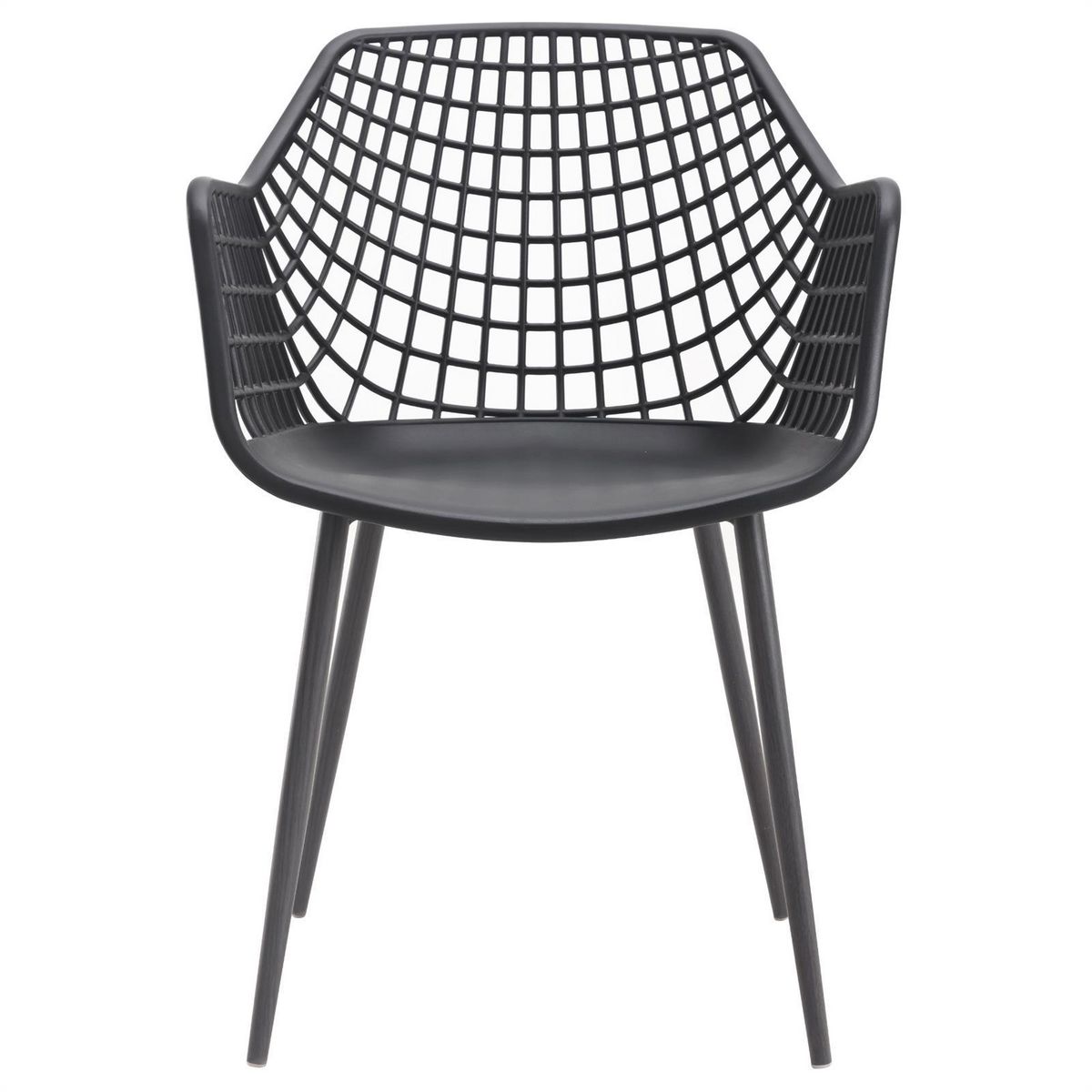 IDIMEX Lot de 4 chaises LUCIA, en plastique