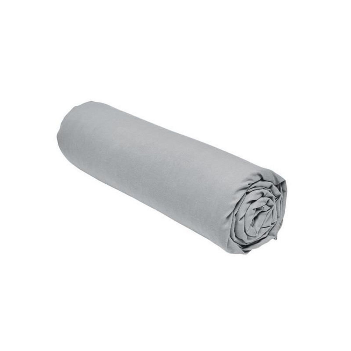 Today Drap housse TODAY Essential - 140 x 190 cm - 2 personnes - 100% Coton uni - Acier