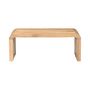 Voir la diapositive 5 : SWEEEK Table basse rectangulaire en acacia massif 100cm