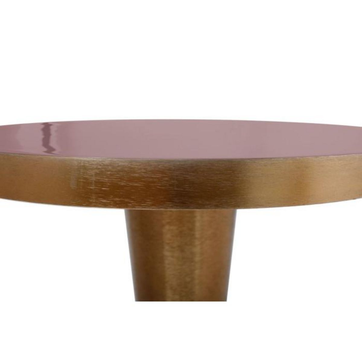 Paris Prix Table d'Appoint Design  Salys  56cm Vieux Rose & Prune