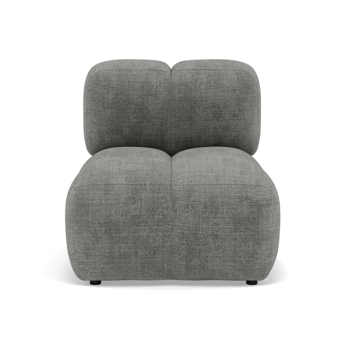 LISA DESIGN Grace - module d'assise en velours texturé