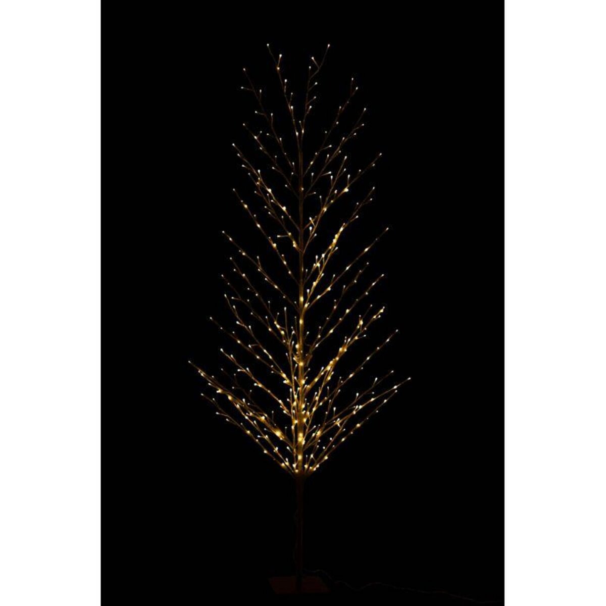 Paris Prix Sapin de Noël à LED  Dénudé  200cm Noir