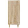Voir la diapositive 5 : VIDAXL Buffet chêne sonoma 90x34x80 cm bois d ingénierie