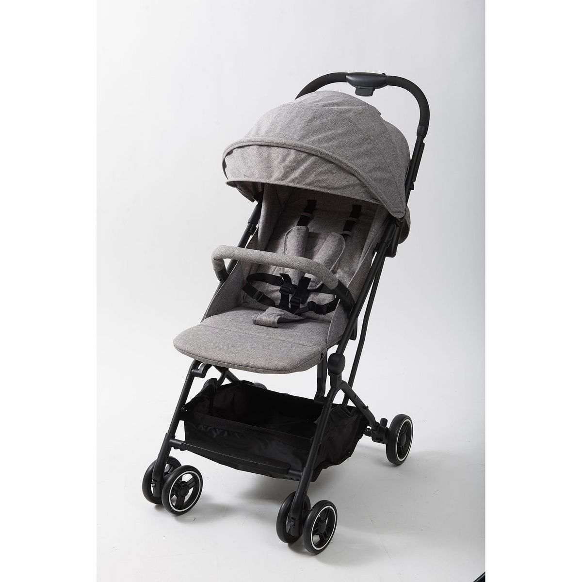 AUCHAN BABY Poussette LALI gris chiné