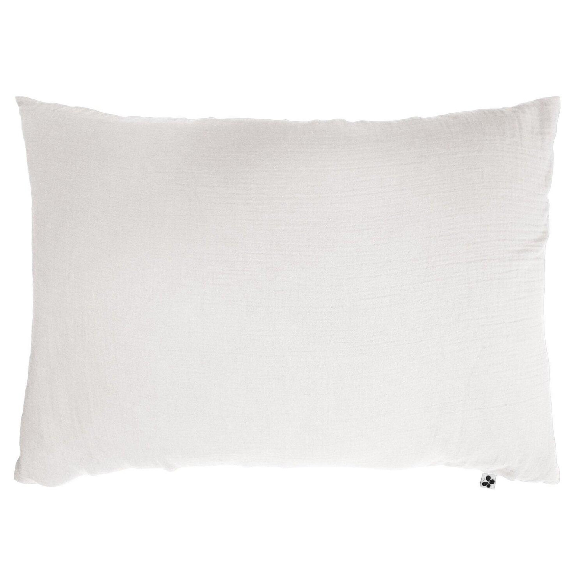 Voir la diapositive 1 : Home collection Taie d'oreiller 100% gaze de coton