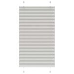 VIDAXL Store plisse gris clair 80x150 cm largeur du tissu 79,4 cm