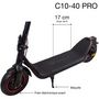 Voir la diapositive 2 : WISPEED Trottinette électrique C10-40 Pro Noir