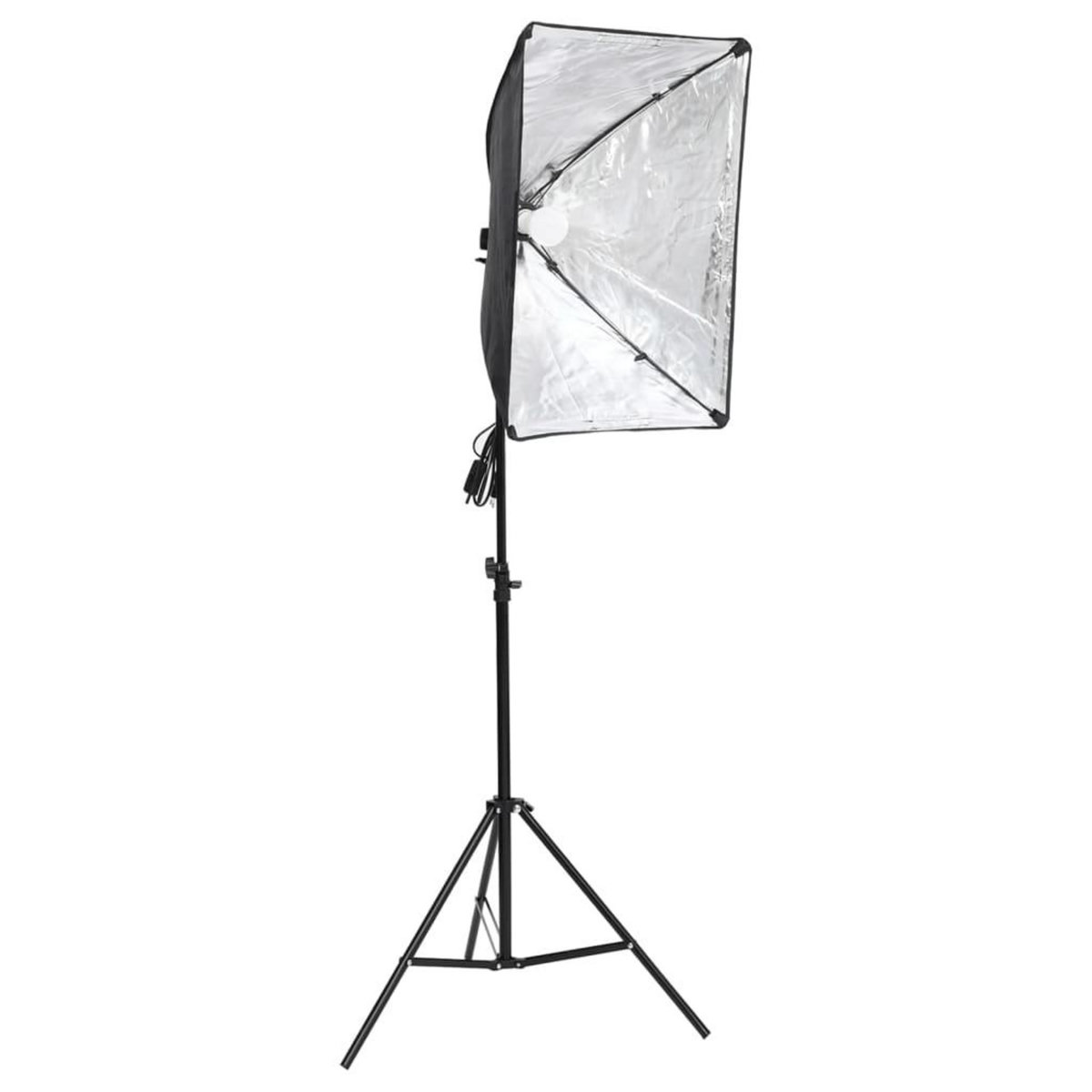 VIDAXL Kit de studio photo boîte a lumiere toile de fond et reflecteur