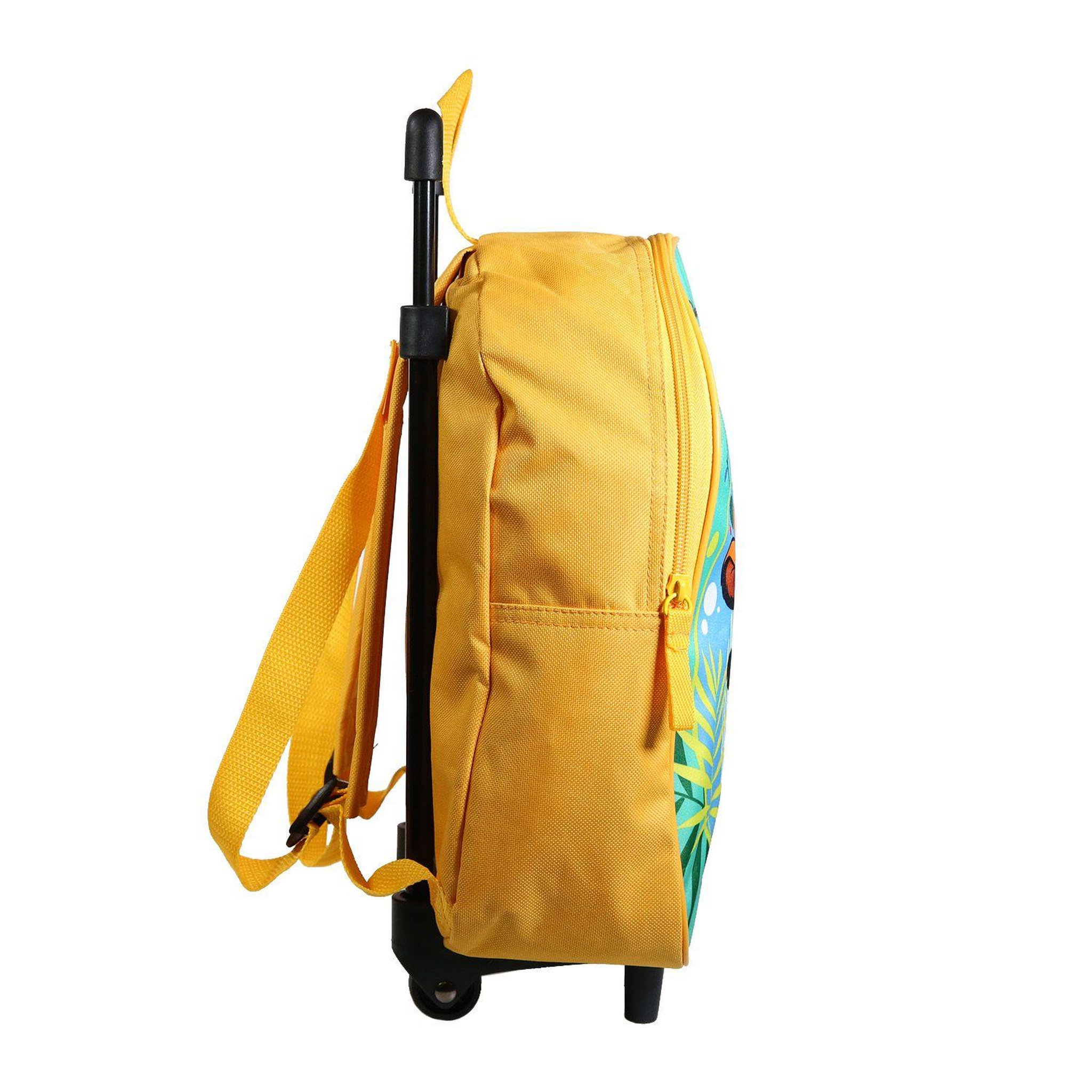 Voir la diapositive 3 : Bagtrotter BAGTROTTER Sac à dos à roulettes 31 cm maternelle Le Roi Lion Vert
