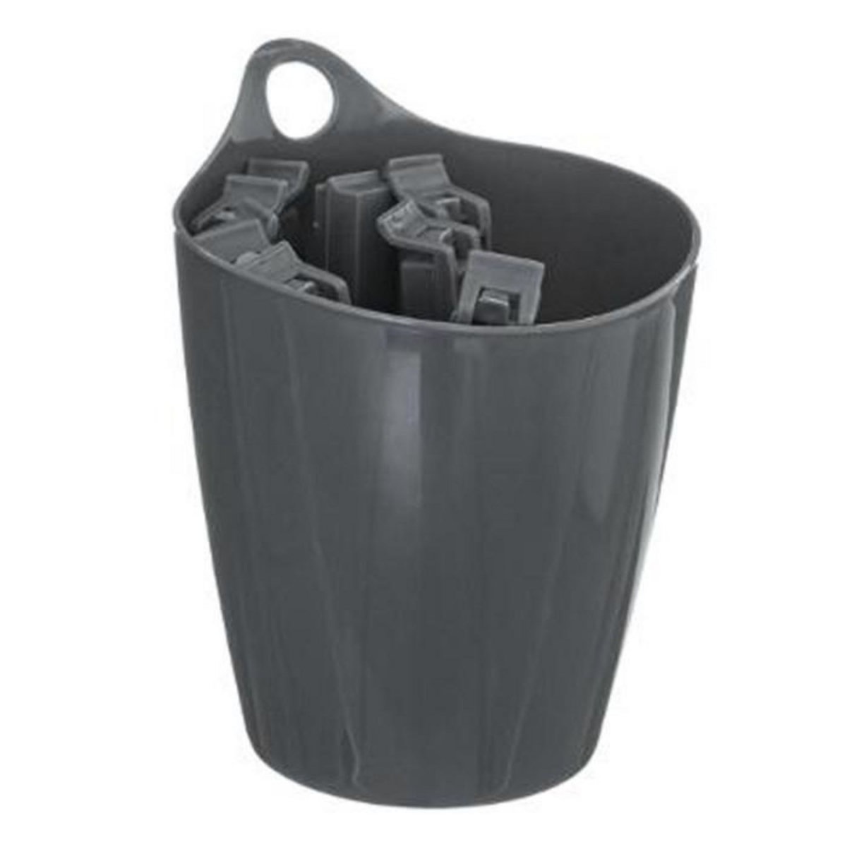 FIVE Lot de 25 Pinces à Fermeture  Hermétique  10cm Gris & Rouge